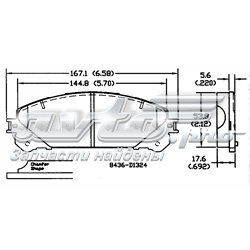 Купить 161324 Power Stop Колодки тормозные
