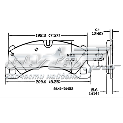 161452 Power Stop Колодки передние