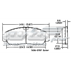 Купить 16787 Power Stop Колодки тормозные