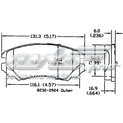 Колодки Power Stop 16924 цена, от 16.65 USD