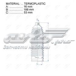 Пыльник рулевой рейки RDZ0537MG Motorherz