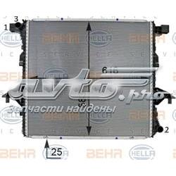 Radiador de esfriamento de motor para Volkswagen AMAROK (2H)