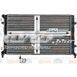 8MK 376 700-494 HELLA radiador de esfriamento de motor