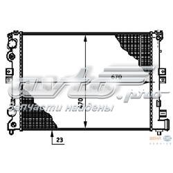 8MK376719474 HELLA radiador de esfriamento de motor