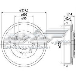 8DT355302491 HELLA tambor do freio traseiro