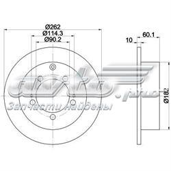 8DD355118661 HELLA disco do freio traseiro