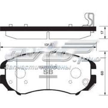 Sp1155 колодки тормозные