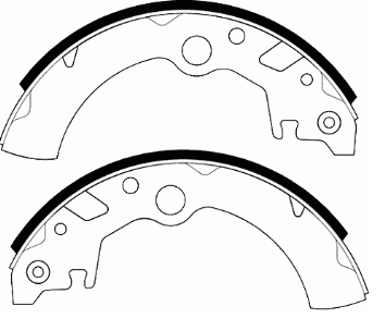 Задние барабанные колодки 5320070822000 Suzuki