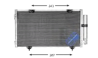 8153008 Frig AIR radiador de aparelho de ar condicionado