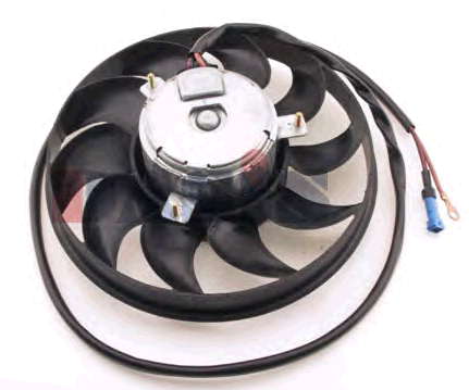 4A0959455B VAG ventilador elétrico de esfriamento montado (motor + roda de aletas)