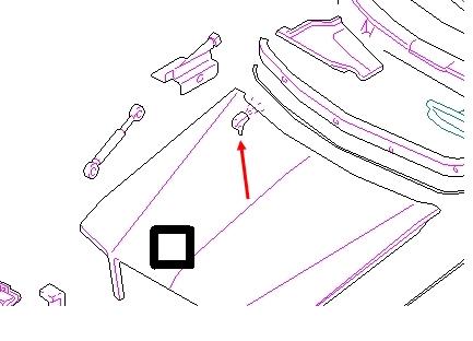 Injetor esquerdo de fluido para lavador de pára-brisas para Citroen Xsara (N1)