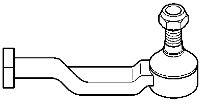 Ponta interna da barra de direção para Mazda RX 7 (SA)