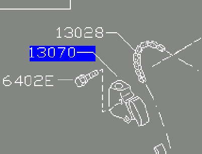 Натягувач ланцюга ГРМ 13070AU000 NISSAN