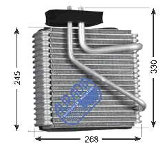 Vaporizador de aparelho de ar condicionado K04885579AC Fiat/Alfa/Lancia