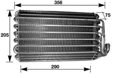 64118363782 BMW vaporizador de aparelho de ar condicionado