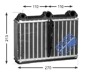 64118372523 BMW radiador de forno (de aquecedor)