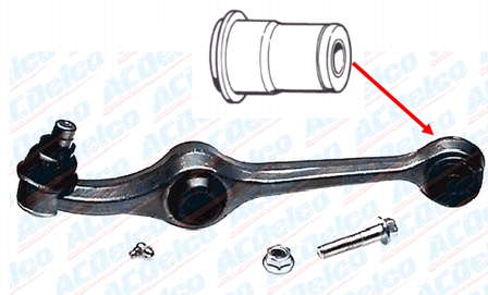 45G9292 AC Delco bloco silencioso dianteiro do braço oscilante inferior