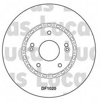 Disco do freio dianteiro 1618873180 Peugeot/Citroen