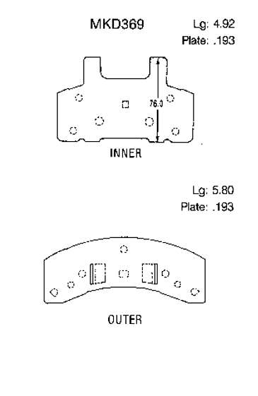 Передние тормозные колодки 18029806 General Motors