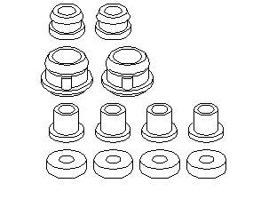 Kit de reparação de ligação de mudança K70002801 Vika