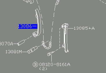 130917J600 Nissan amortecedor de cadeia do mecanismo de distribuição de gás, direito