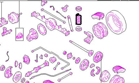 550207F600 Nissan mola traseira