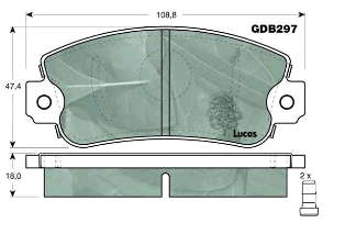 0005890813 Fiat/Alfa/Lancia sapatas do freio dianteiras de disco