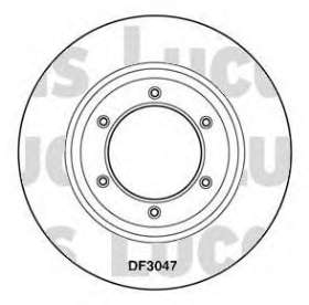 8941136291 Isuzu disco do freio dianteiro