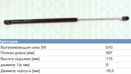 90379081 Opel amortecedor de tampa de porta-malas (de 3ª/5ª porta traseira)