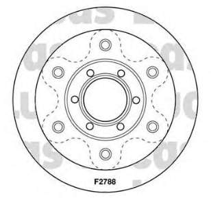 01908772 Iveco disco do freio dianteiro