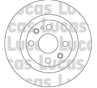Disco do freio traseiro para Mazda MX-3 (EC)