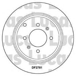 DDF869C Ferodo disco do freio traseiro
