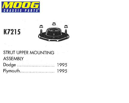 4626100 Chrysler suporte de amortecedor dianteiro