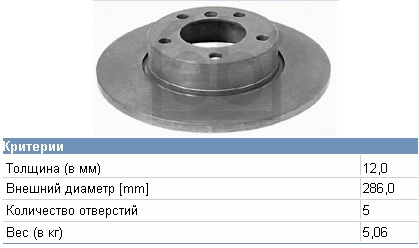 34111160673 BMW Диск тормозной передний