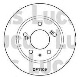 Задние тормозные диски Ситроен СХ 2 (Citroen CX)