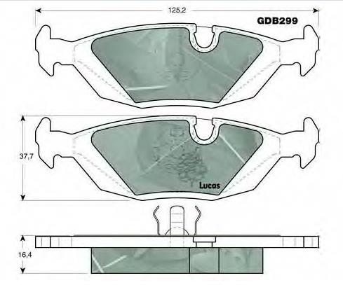 34211158912 BMW sapatas do freio traseiras de disco