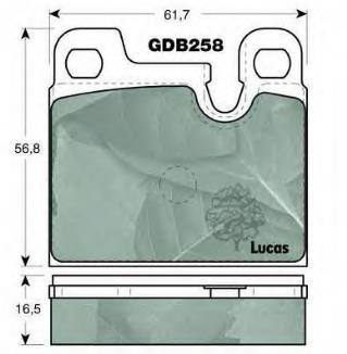 60740848 Fiat/Alfa/Lancia sapatas do freio traseiras de disco