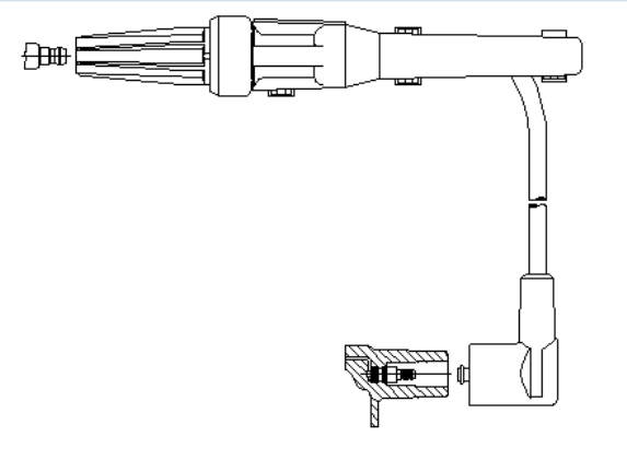 Cable de encendido, cilindro №5 7700260501 RENAULT
