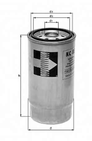 1907640 Iveco filtro de combustível