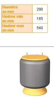 34004K Airtech coxim pneumático (suspensão de lâminas pneumática do eixo)