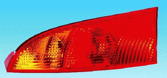 XS4113A602AB Ford lanterna traseira direita