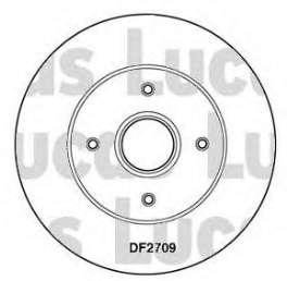 DDF1517 Ferodo disco do freio traseiro