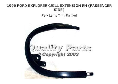 Решетка радиатора правая на Ford Explorer 