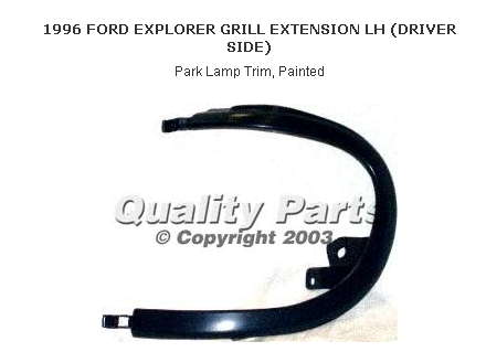 Решетка радиатора левая на Ford Explorer 