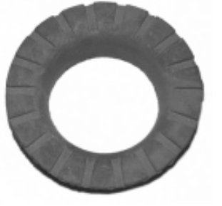 Espaçador (anel de borracha) da mola traseira inferior para Fiat Multipla (186)