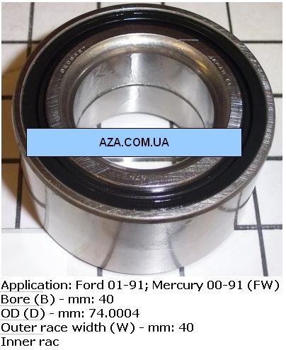F7CZ1215AA Ford Подшипник ступицы передней