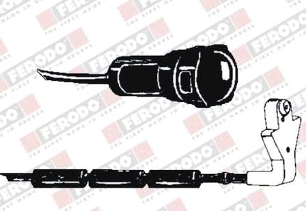 90495144 Opel sensor dianteiro de desgaste das sapatas do freio