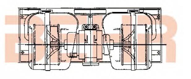 1331270 DAF motor de ventilador de forno (de aquecedor de salão)