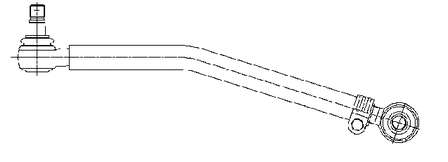 Тяга рулевая в сборе 390784 Scania