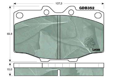 0449160010 Toyota sapatas do freio dianteiras de disco